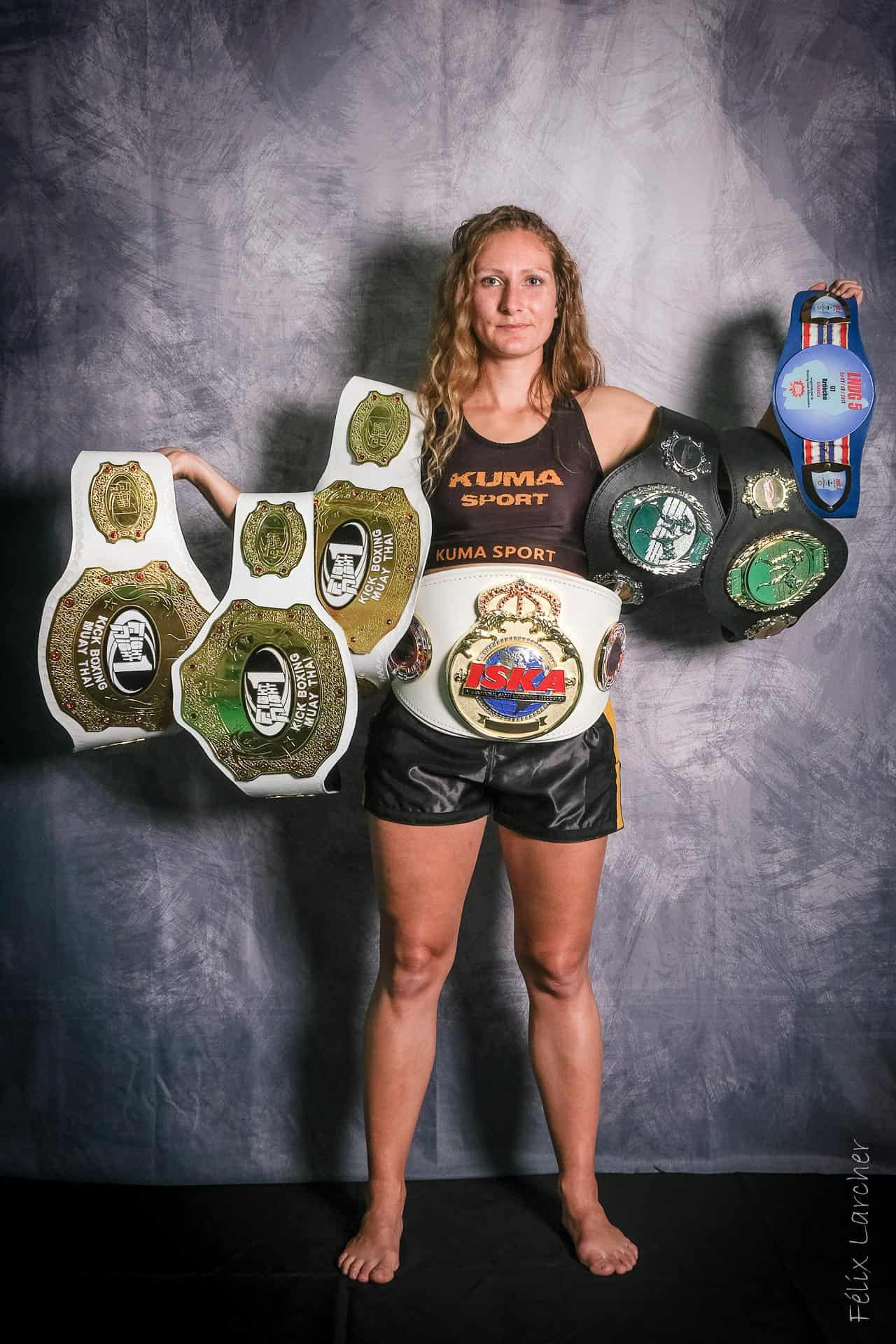Eva Guillot — K1 Championne d'Europe ISKA pro